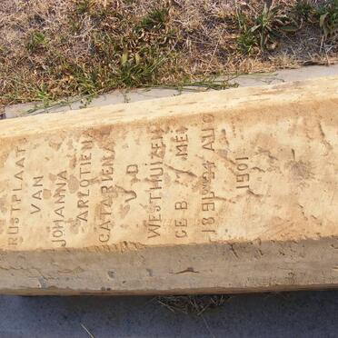 WESTHUIZEN Johanna Arlotiena Catariena, v.d. 1896-1901 _2