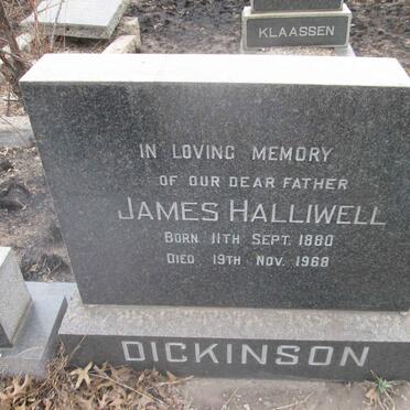 DICKINSON James Halliwell 1880-1968