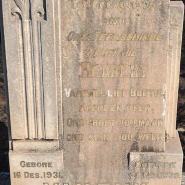 DYK Herbert, van 1931-1939