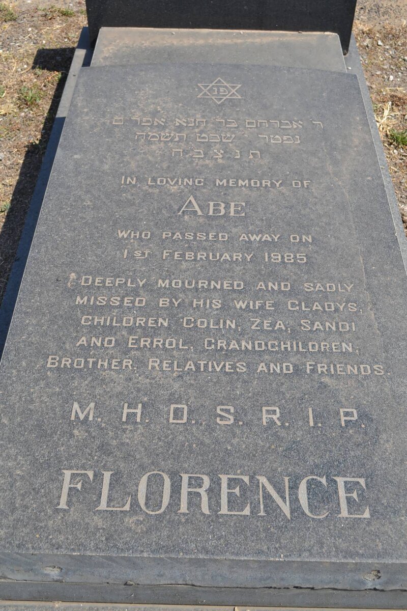 FLORENCE Abe -1985