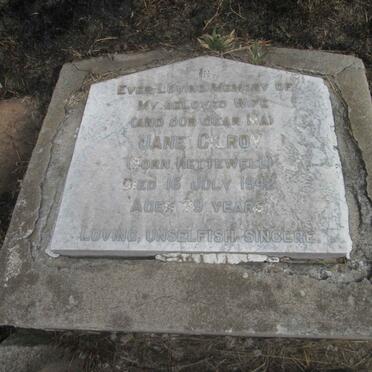 GILROY Jane nee KETTEWELL -1942