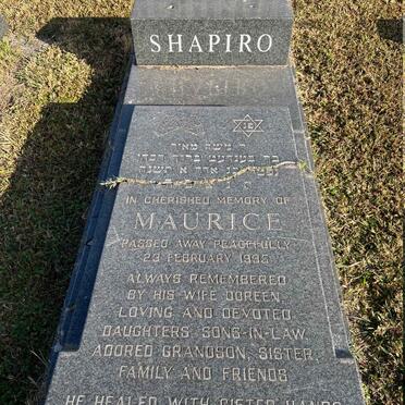 SHAPIRO Maurice -1995