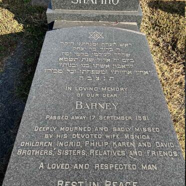 SHAPIRO Barney -1981