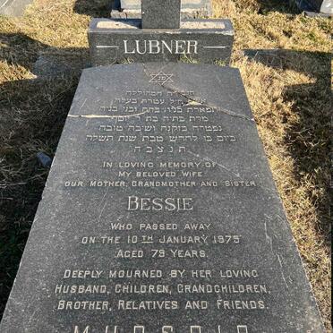 LUBNER Bessie -1975