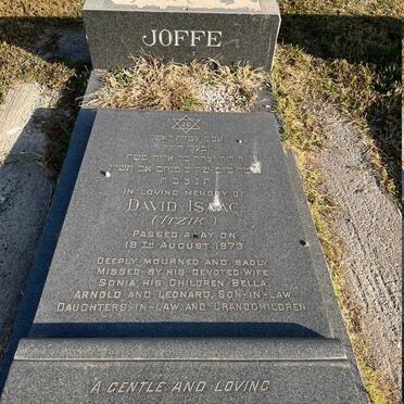 JOFFE David Isaac -1973