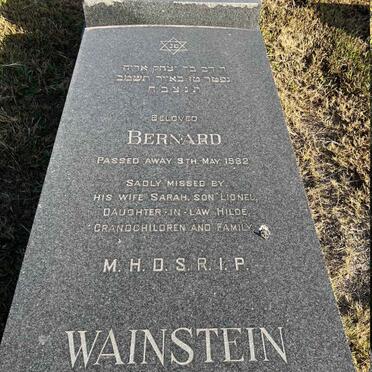 WAINSTEIN Bernard -1982