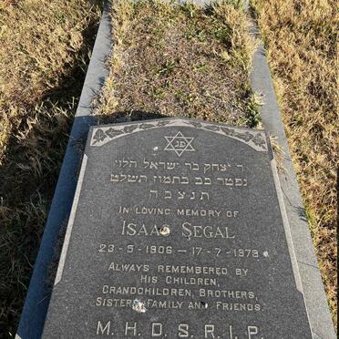 SEGAL Isaac 1906-1979 