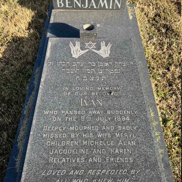BENJAMIN Ivan -1984