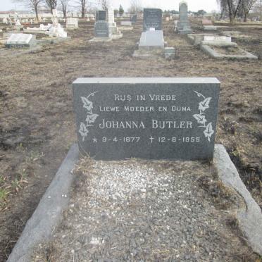 BUTLER Johanna 1877-1958