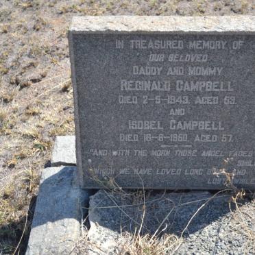 CAMPBELL Reginald -1943 &amp; Isobel -1950