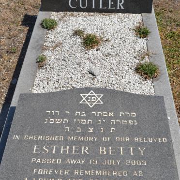 CUTLER Esther Betty -2003