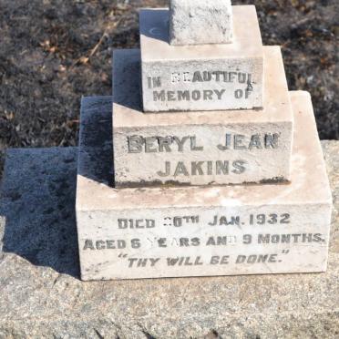 JAKINS Beryl Jean -1932