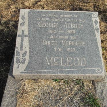 McLEOD George Aubrey 1912-1959 :: McLEOD Bruce Meredith -1943