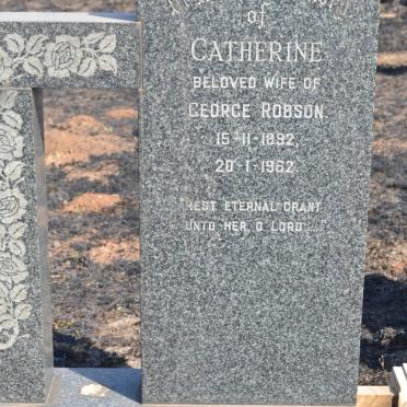 ROBSON George 1873-1963 &amp; Catherine 1892-1962