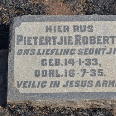 ROBERTS Pietertjie 1933-1935
