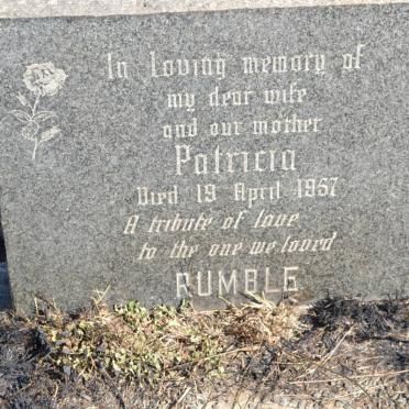 RUMBLE Patricia -1957