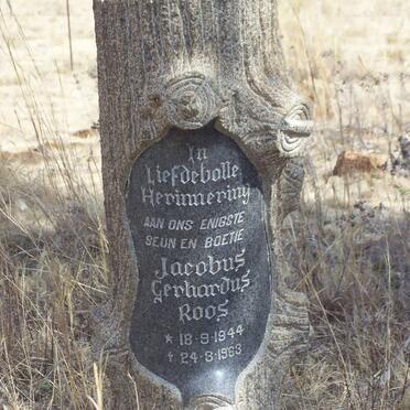 RUNKEL Jacobus Gerhardus Roos 1944-1963