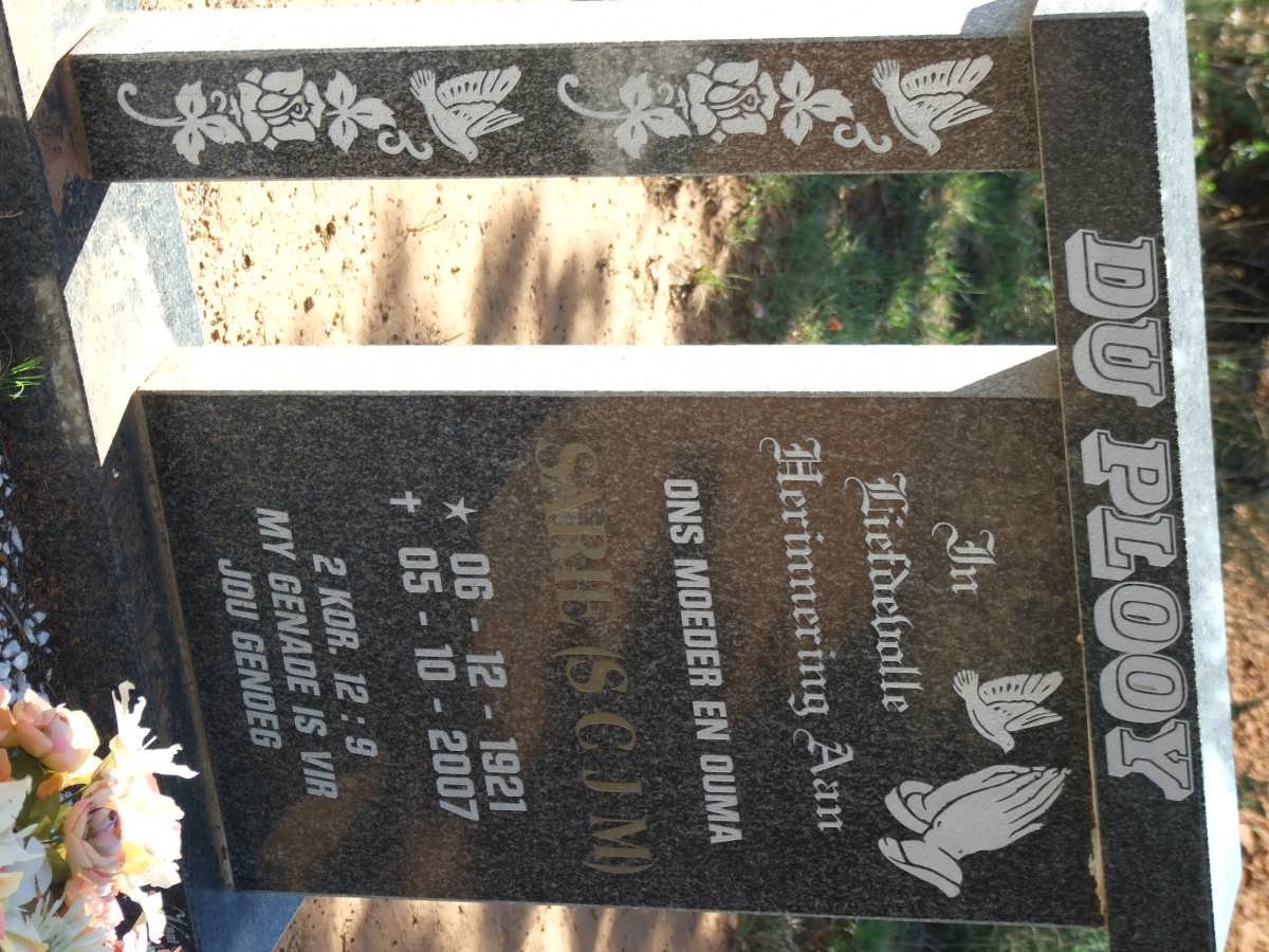 PLOOY S.C.J.M., du 1921-2007
