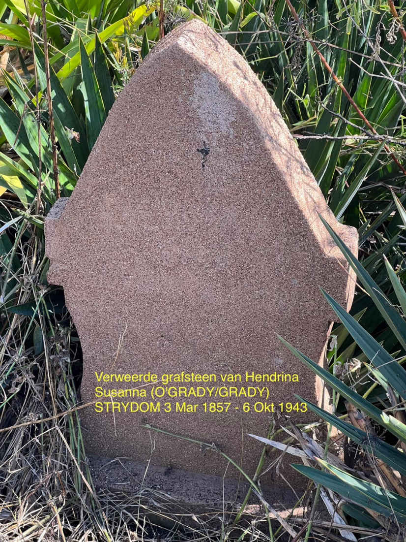 STRYDOM Hendrina Susanna nee O'GRADY 1857-1943