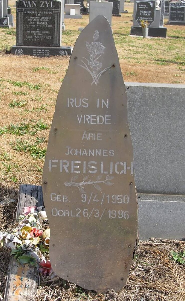 FREISLICH Arie Johannes 1950-1996