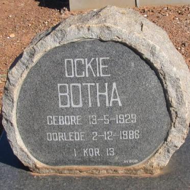 BOTHA Ockie 1929-1986