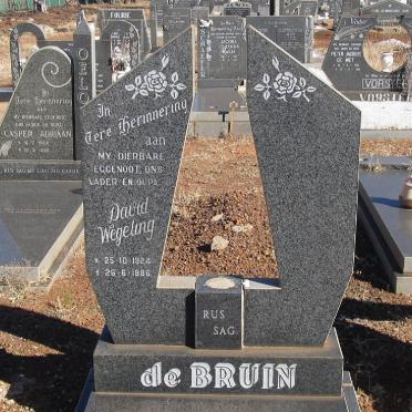 BRUIN David Wegeling, de 1924-1986