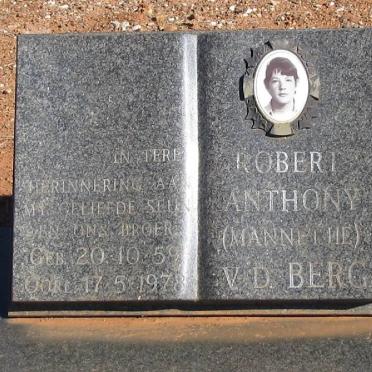 BERG Robert Anthony, v.d. 1959-1978