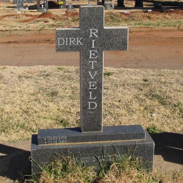 RIETVELD Dirk 1931-2005