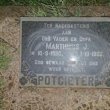 POTGIETER Marthinus J. 1890-1966