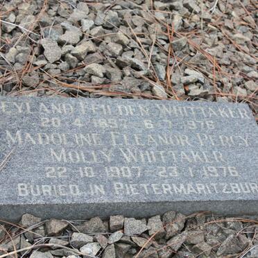 WHITTAKER Leyland Feilden 1897-1976 &amp; Madoline Eleanor Percy Molly 1907-1976