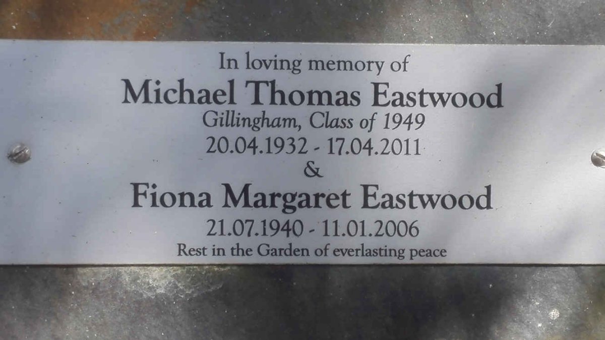 EASTWOOD Michael Thomas 1932-2011 &amp; Fiona Margaret 1940-2006