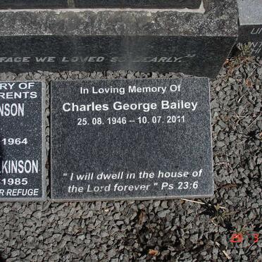 BAILEY Charles George 1946-2011