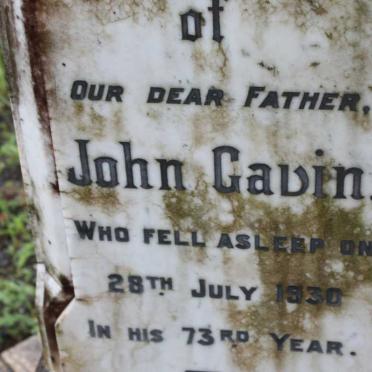 GAVIN John -1930