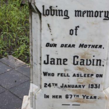 GAVIN Jane -1931