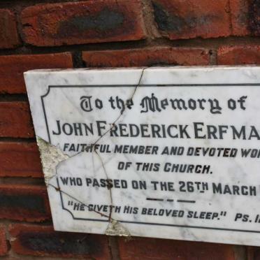 ERFMANN John Frederick -1937