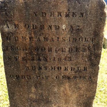 ODENDAAL A.?. nee MARAIS 18??-194?