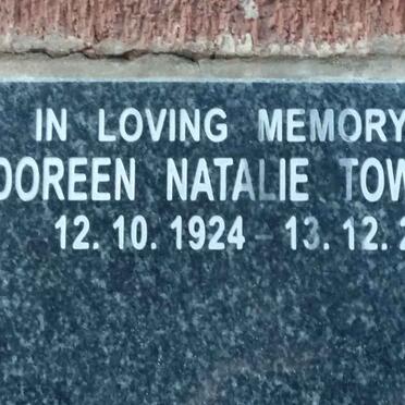 TOWNSEND Doreen Natalie 1924-2013