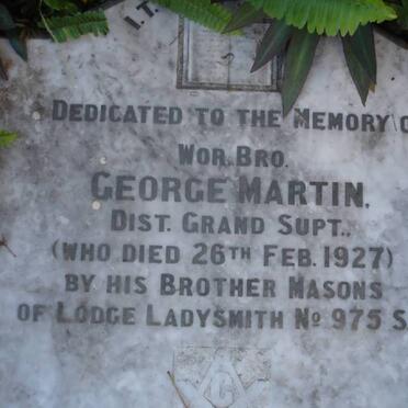 MARTIN George -1927