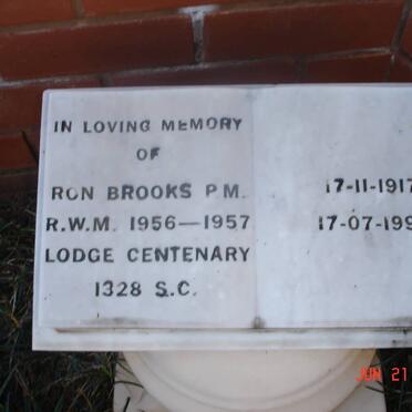BROOKS Ron 1917-1998