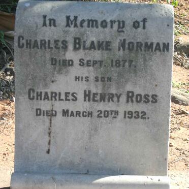 NORMAN Charles Blake -1877 :: NORMAN Charles Henry Ross -1932