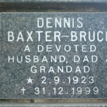 BAXTER-BRUCE Dennis 1923-1999