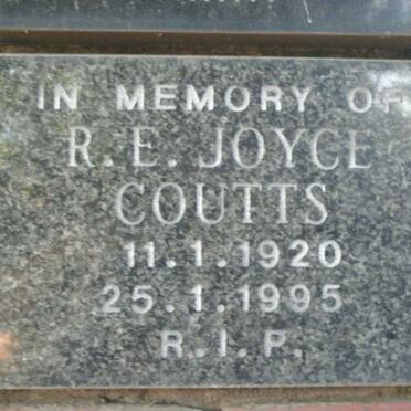 COUTTS R.E. Joyce 1920-1995