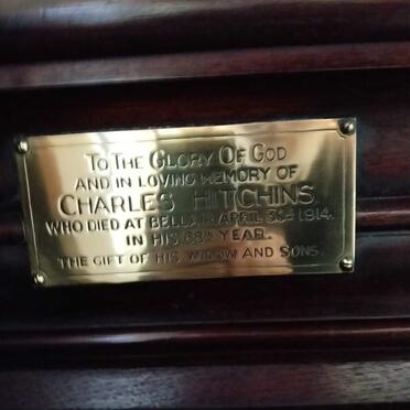HITCHINS Charles -1914