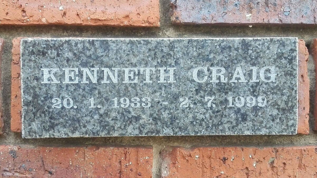 CRAIG Kenneth 1933-1999
