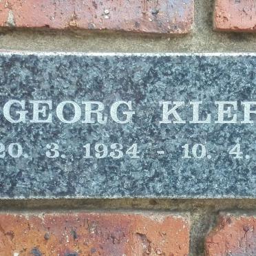 KLERCK Georg 1934-2000