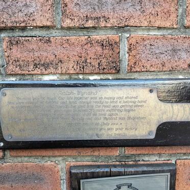 HUYSSTEEN Ralph-Wynand, van 1985-2003