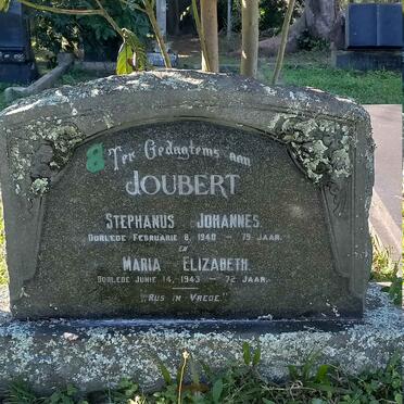 JOUBERT Stephanus Johannes -1940 & Maria Elizabeth -1943
