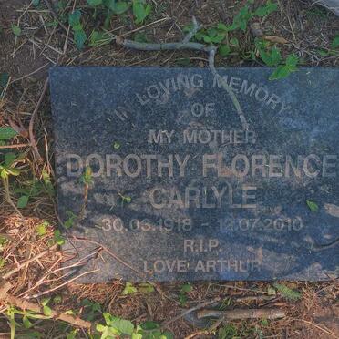 CARLYLE Dorothy Florence 1918-2010