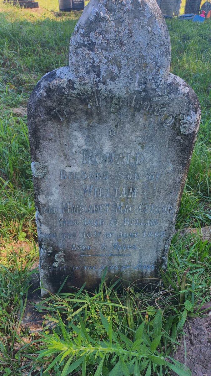 MACGREGOR Ronald -1897