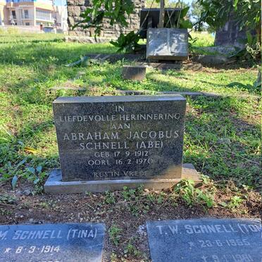 SCHNELL Abraham Jacobus 1912-1970